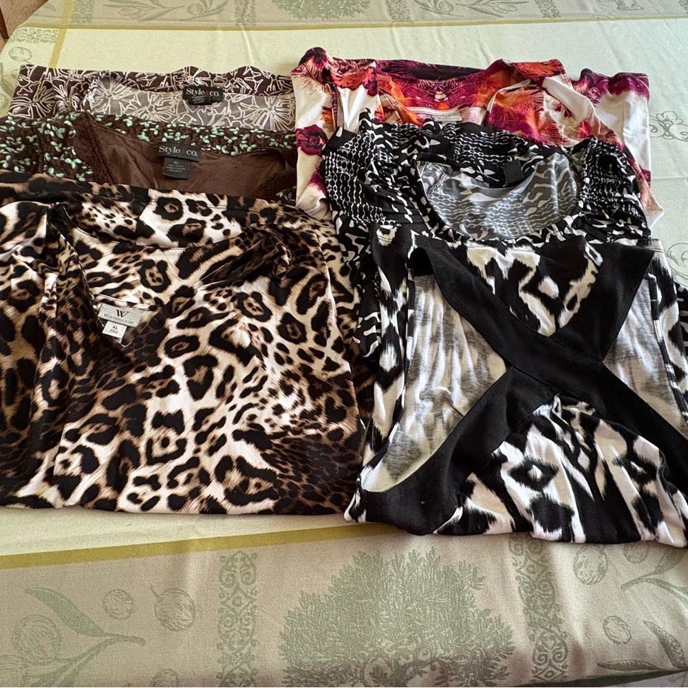 Lot of Six Assorted Women’s XL Tops!!